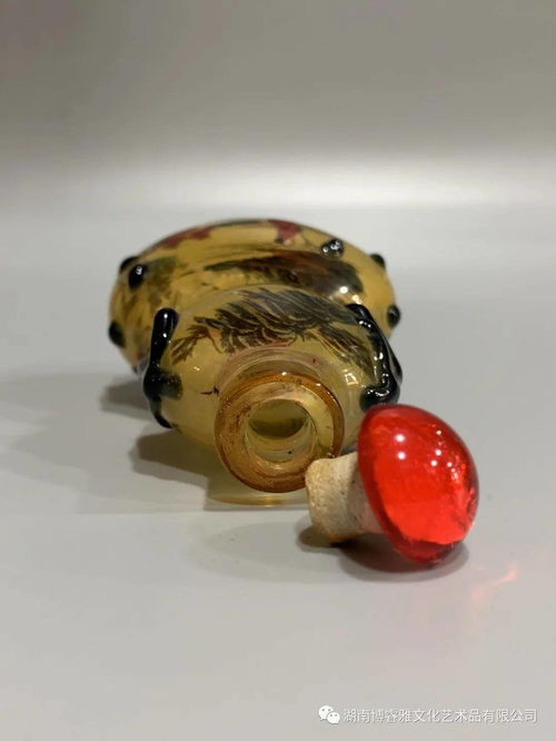 琉璃內畫人物故事鼻煙壺