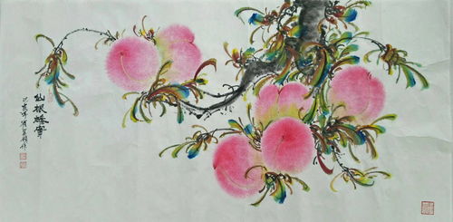 藝術(shù)品投資 走在文化創(chuàng)新中的壽桃繪畫藝術(shù)
